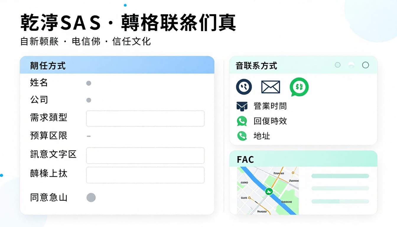 「聯絡我們」頁面別再只放地址, 提升轉換的版型與內容清單 (聯絡我們頁面設計)