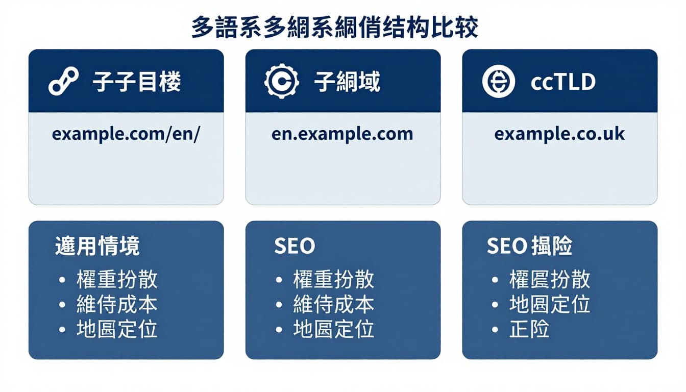WordPress多語系網站怎麼做，中文英文SEO, hreflang, 網址結構的選擇