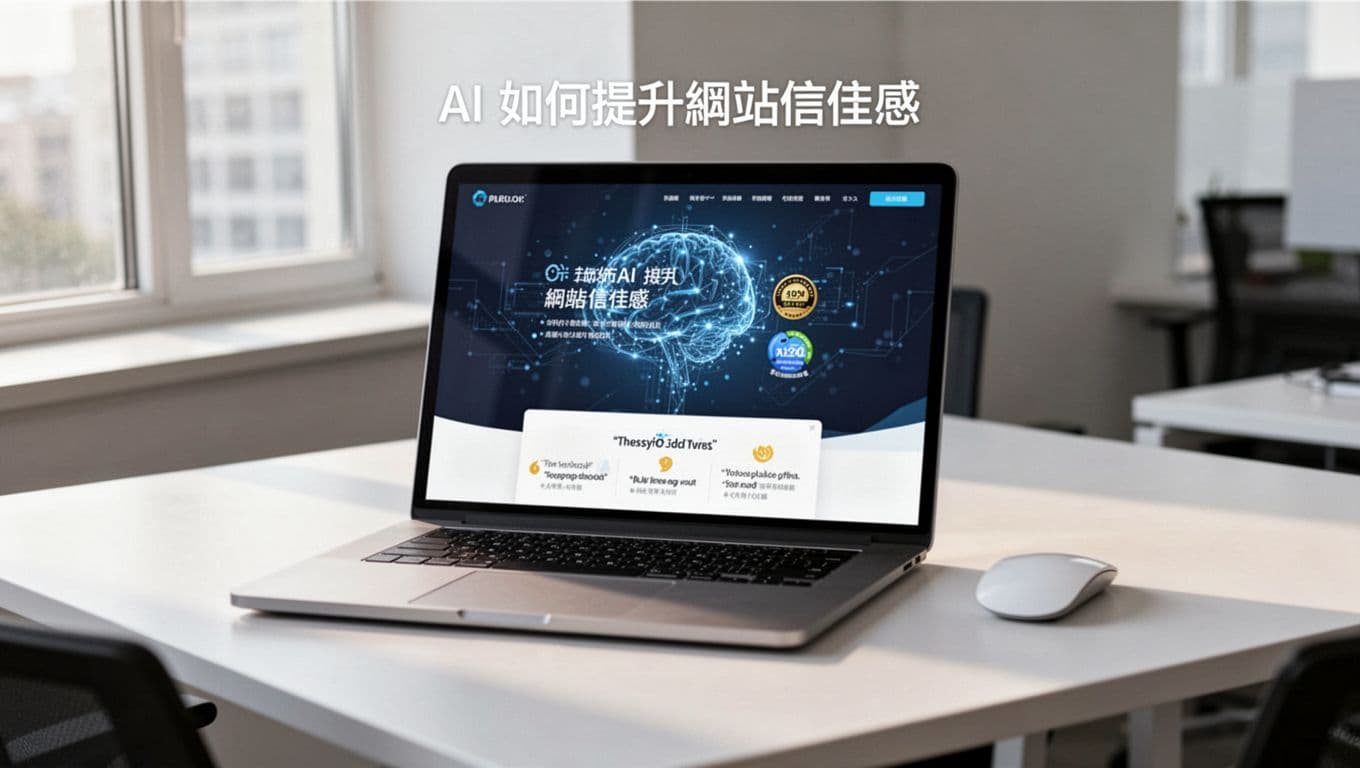 AI 品牌官網怎麼建立高信任感,讓陌生訪客更快變客戶