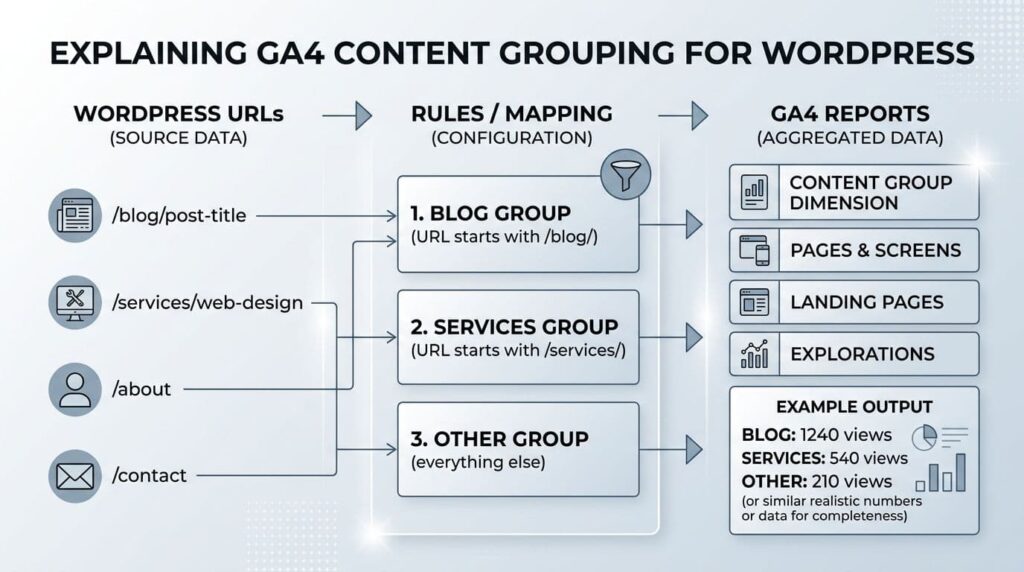 GA4 Content Grouping 在 WordPress 的實作方法